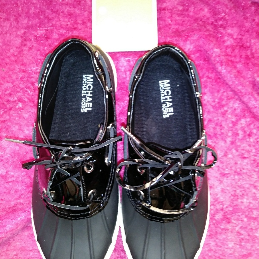 Michael Kors Black Hyde Lace Up Shoes 7M - Picture 3 of 5